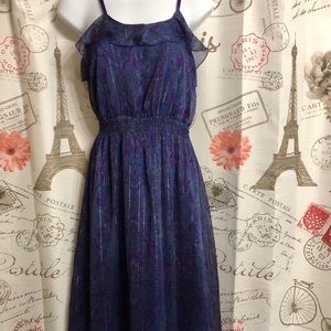 Express Navy Blue Maxi Dress